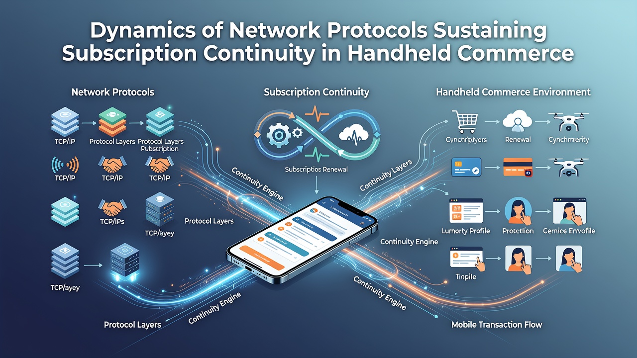 Detailed view of protocol layers coordinating data exchange for ongoing mobile subscription services